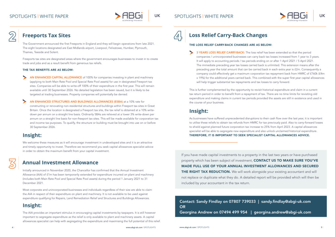 How to maximise your Capital Allowances GTM Global
